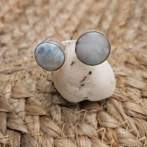 Larimar Sterling Silver Ring